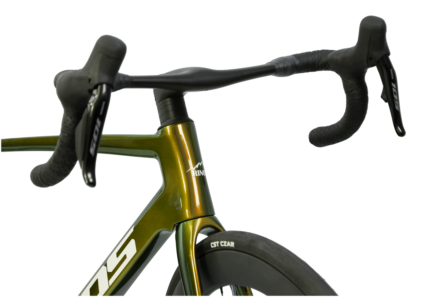 RINOS Fullkolfiberracer 700C Shimano 105 Di2 R7150 24 växlar Odin 6.1