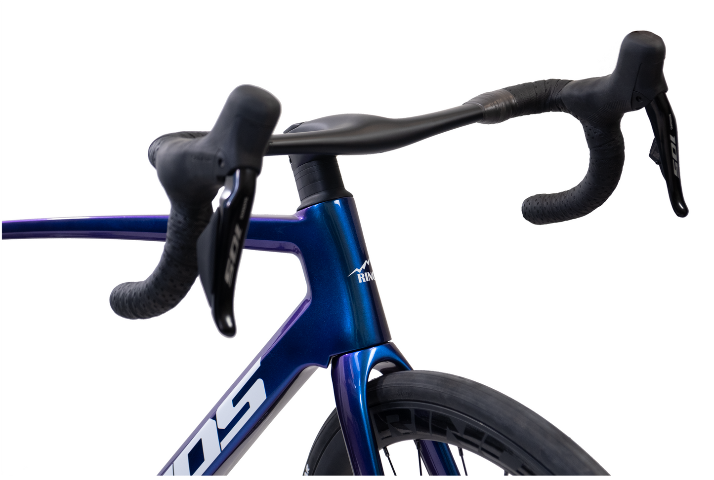 RINOS Fullkolfiberracer 700C Shimano 105 Di2 R7150 24 växlar Odin 6.1