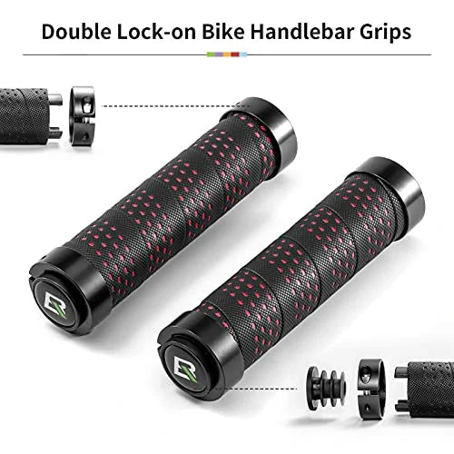 ROCKBROS Styrväxlar Halkfria Cykelgrepp Lock-On Design Cykelgrepp