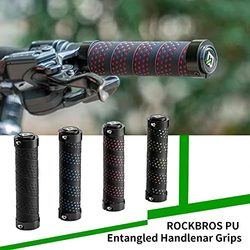 ROCKBROS Styrväxlar Halkfria Cykelgrepp Lock-On Design Cykelgrepp