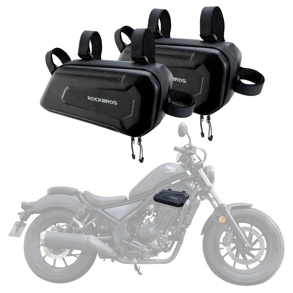 ROCKBROS Vattenavvisande motorcykelväska, 1,5 liter