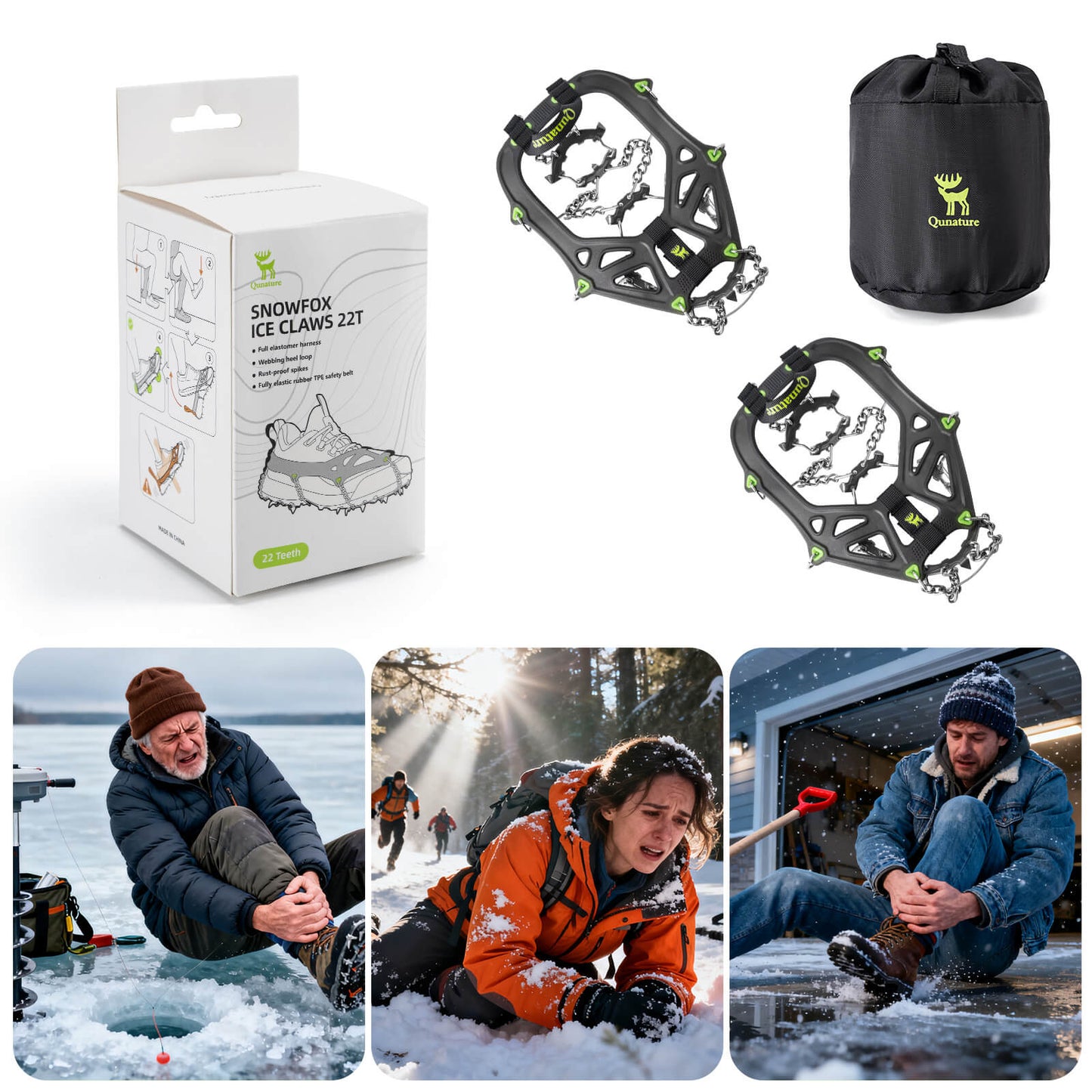 Lätta isyxor för vandring Quanature