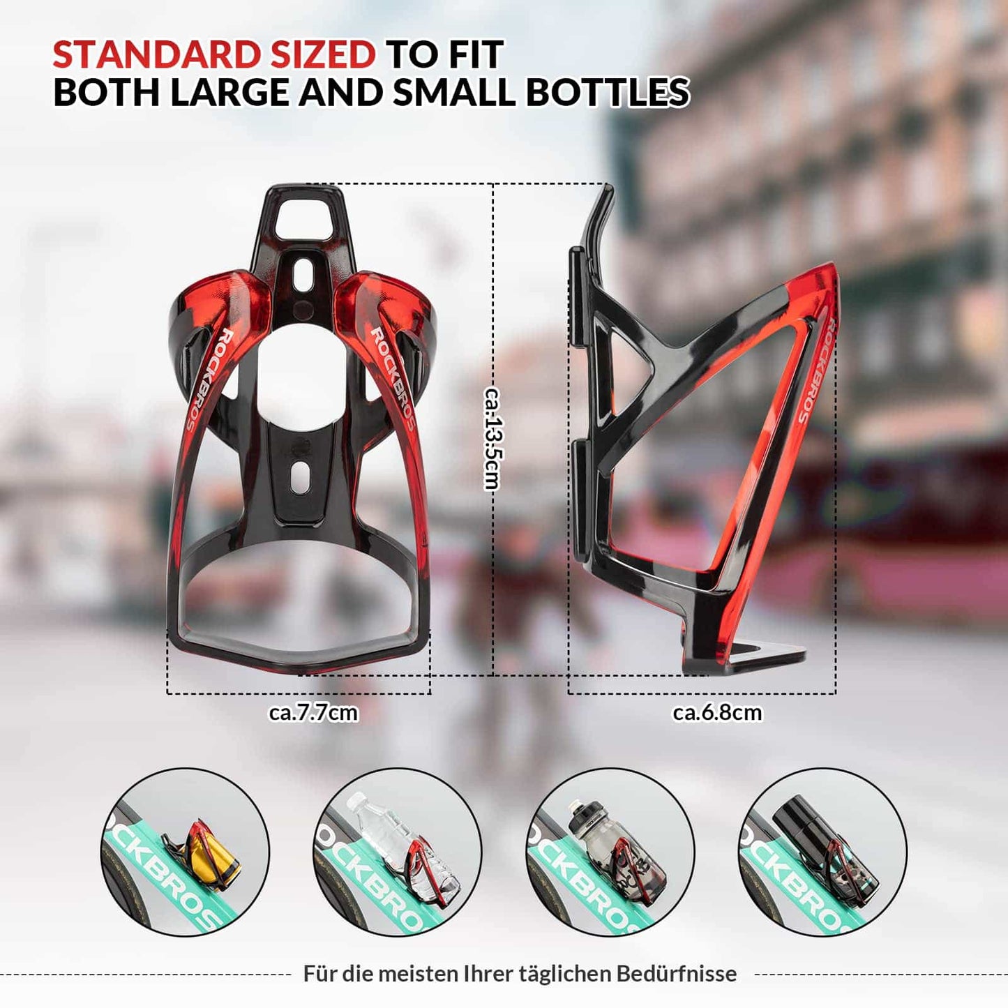 35g lätt PC-cykelflaskhållare ROCKBROS