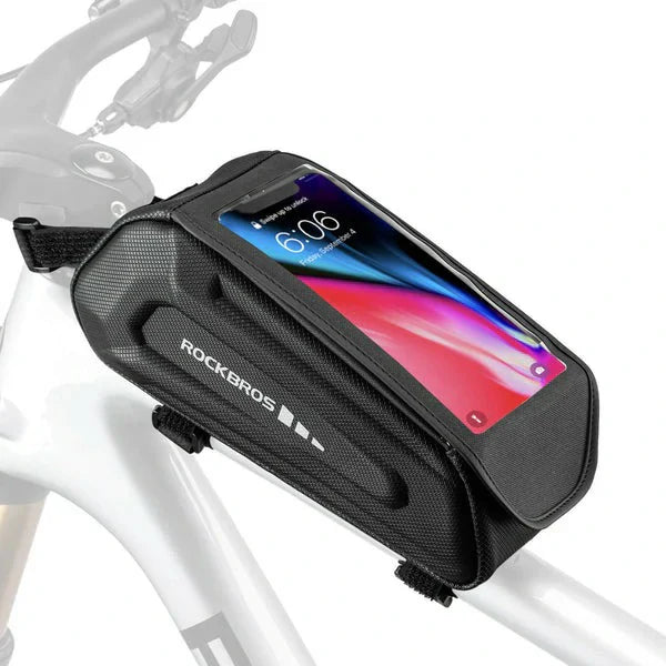 Vattentät cykelväska, mobiltelefonfodral för 6,8-tums pekskärmssmartphones, ROCKBROS