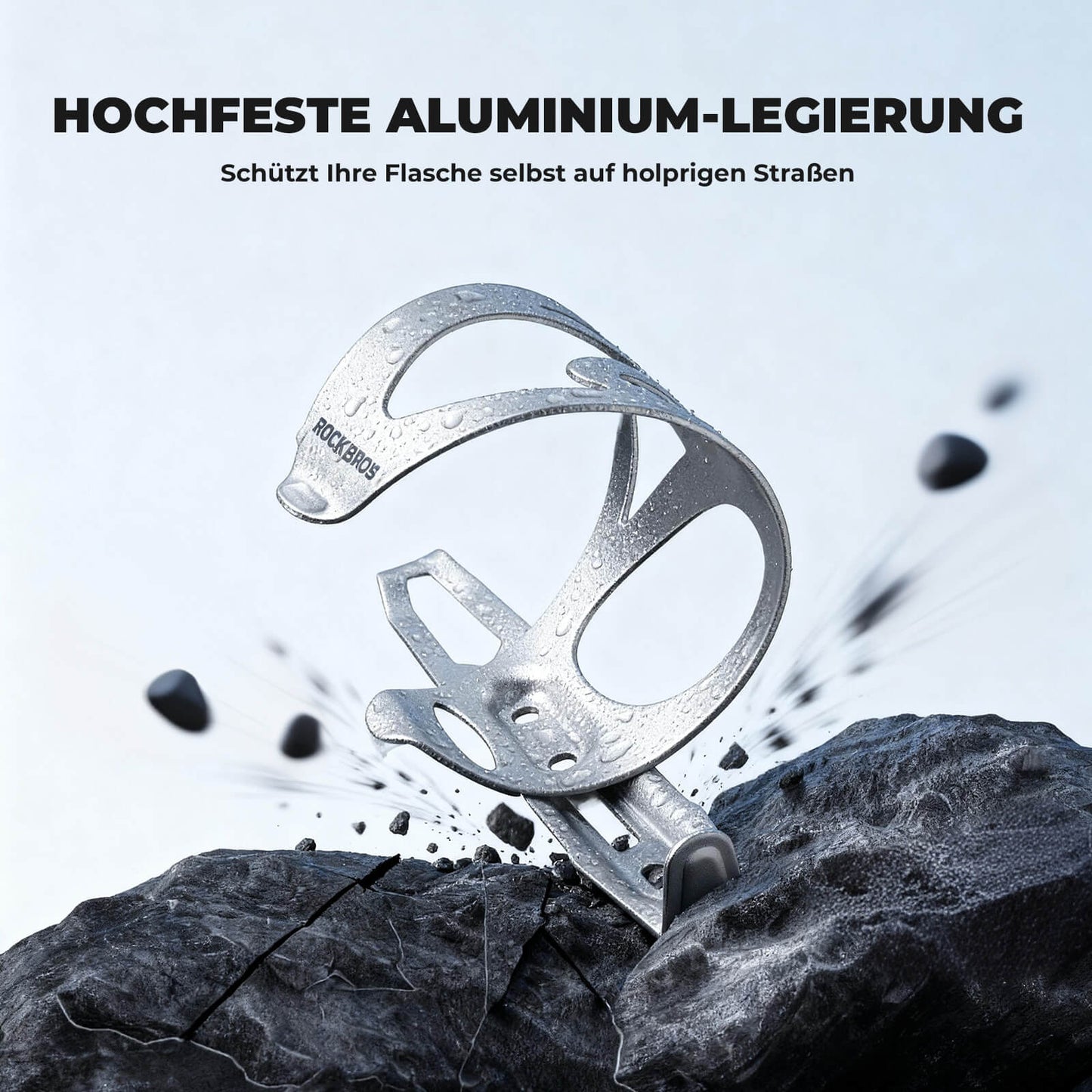 Ultralätt flaskhållare för cykel - 33 g aluminiumlegering för MTB/racercykel ROCKBROS