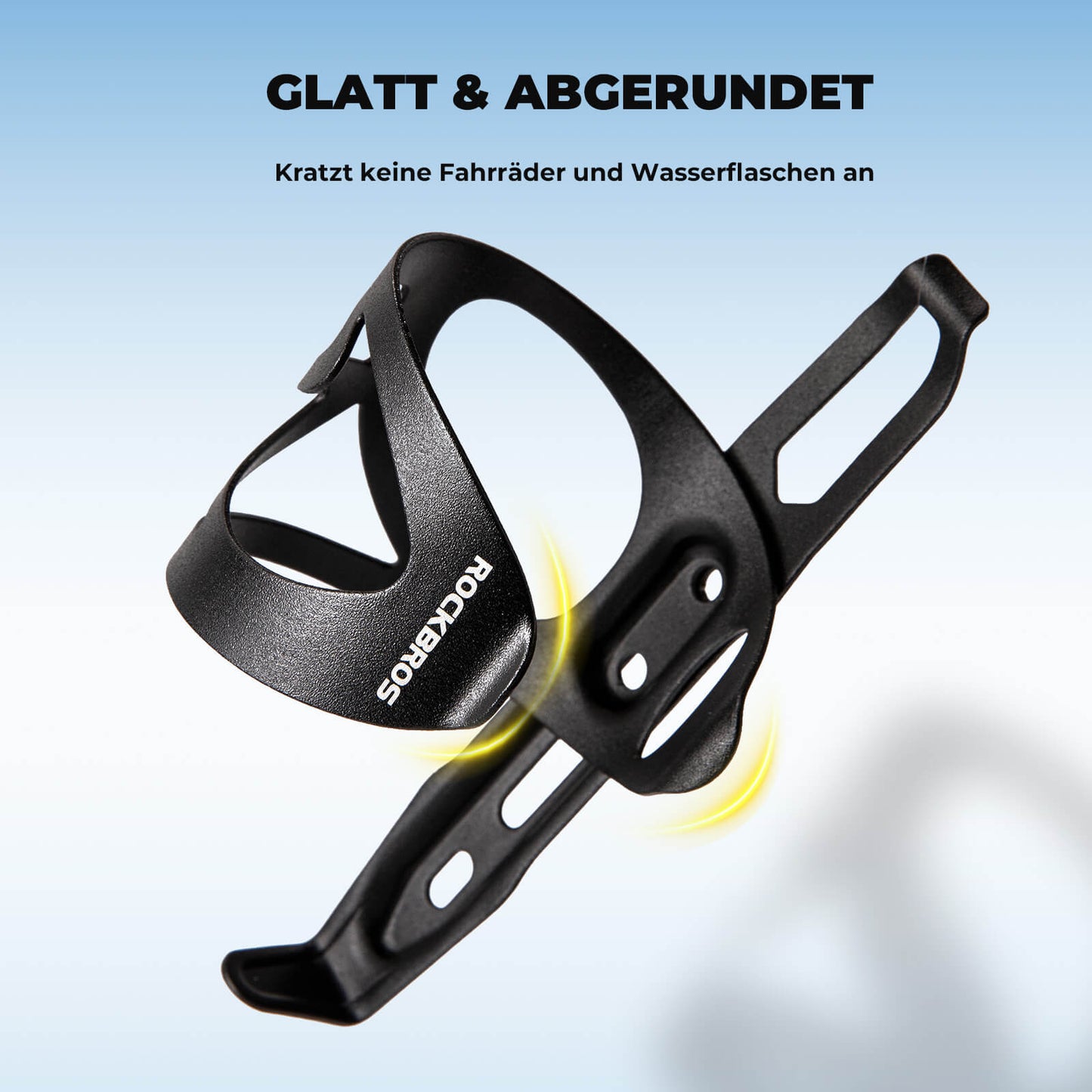 Ultralätt flaskhållare för cykel - 33 g aluminiumlegering för MTB/racercykel ROCKBROS