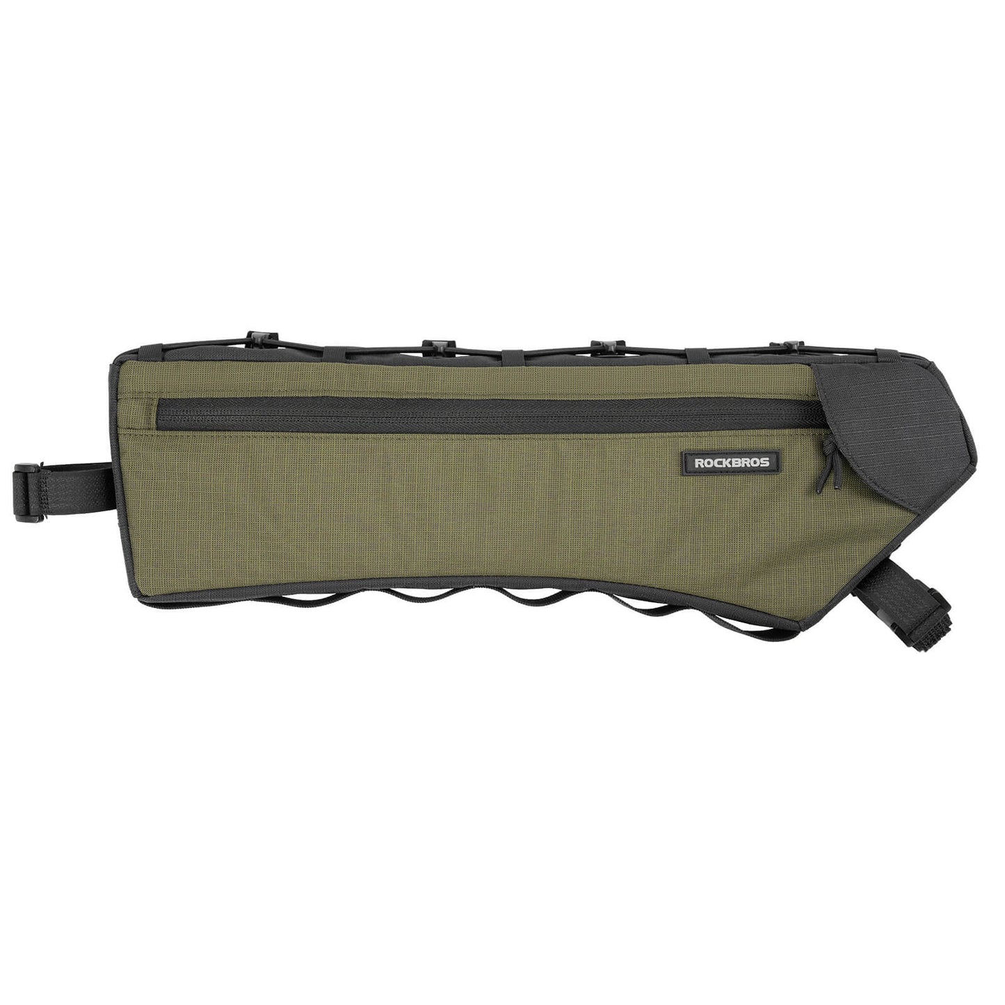 Cykelramväska, triangelväska, 1,9L, ultratunn och snabb åtkomst, ROCKBROS