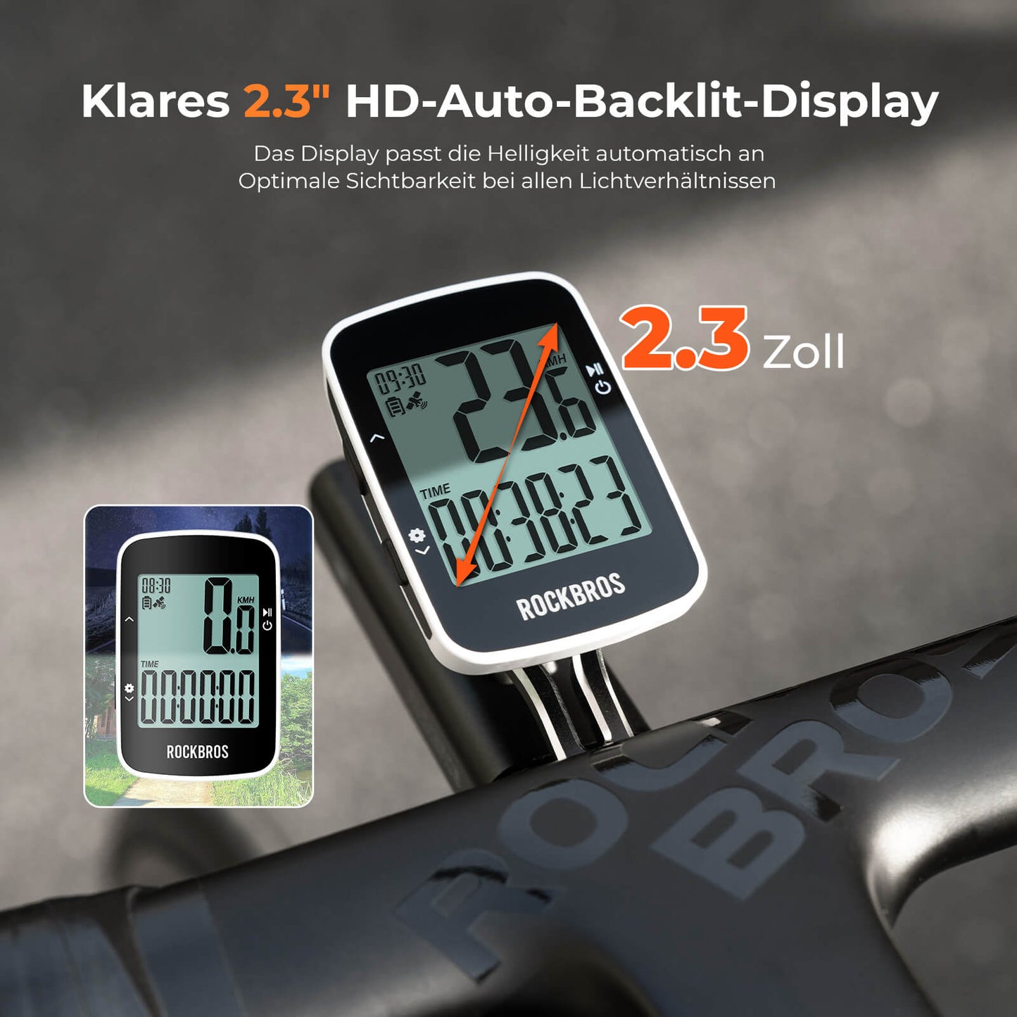 Trådlös cykeldator R1 ROCKBROS