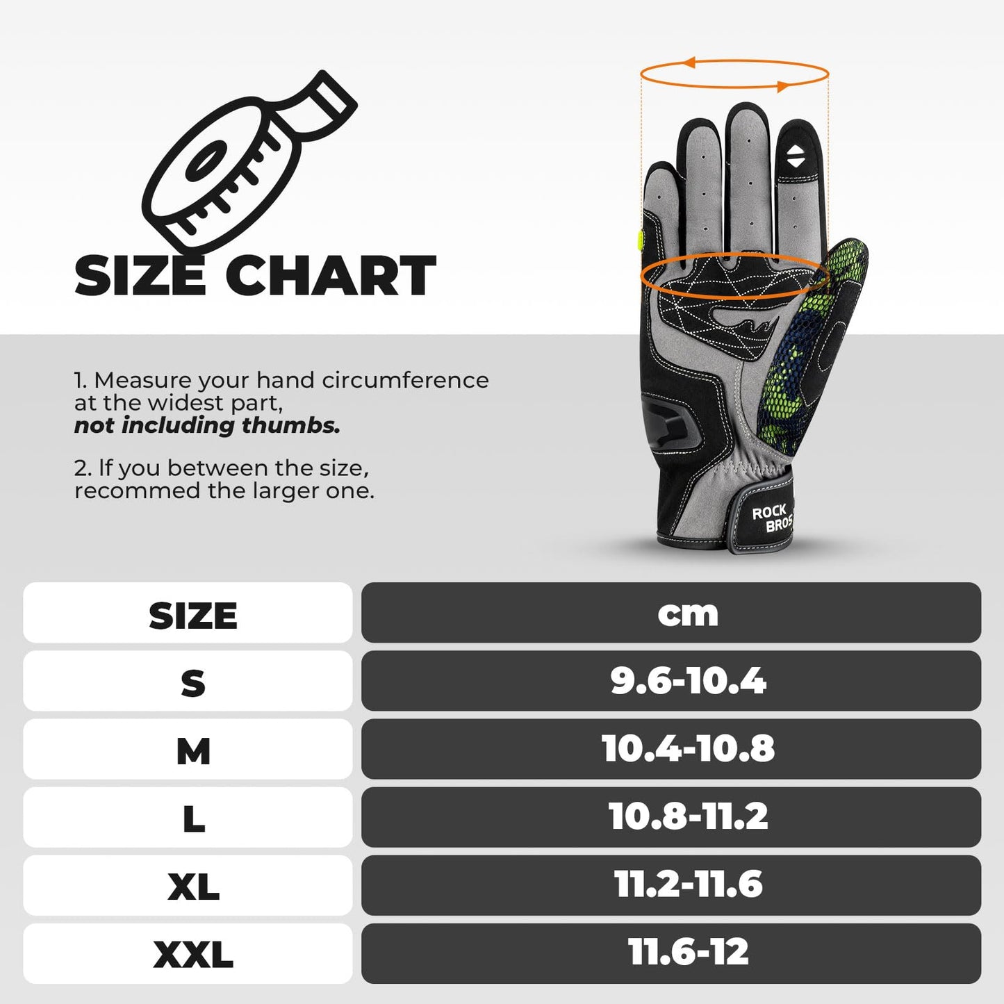 Herr- och damhandskar med pekskärm, vinterhandskar, ROCKBROS