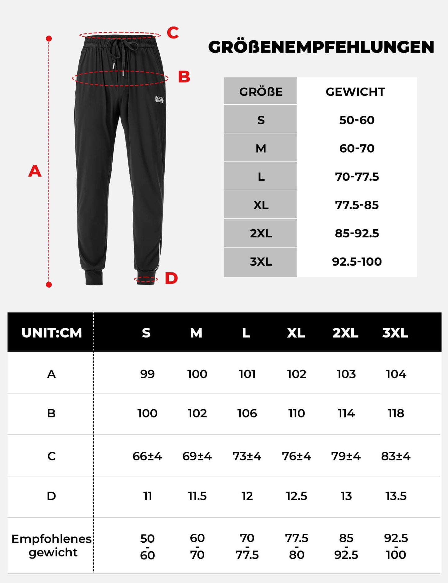Cykelbyxor för män med elastisk passform, säkerhetsremsor ROCKBROS