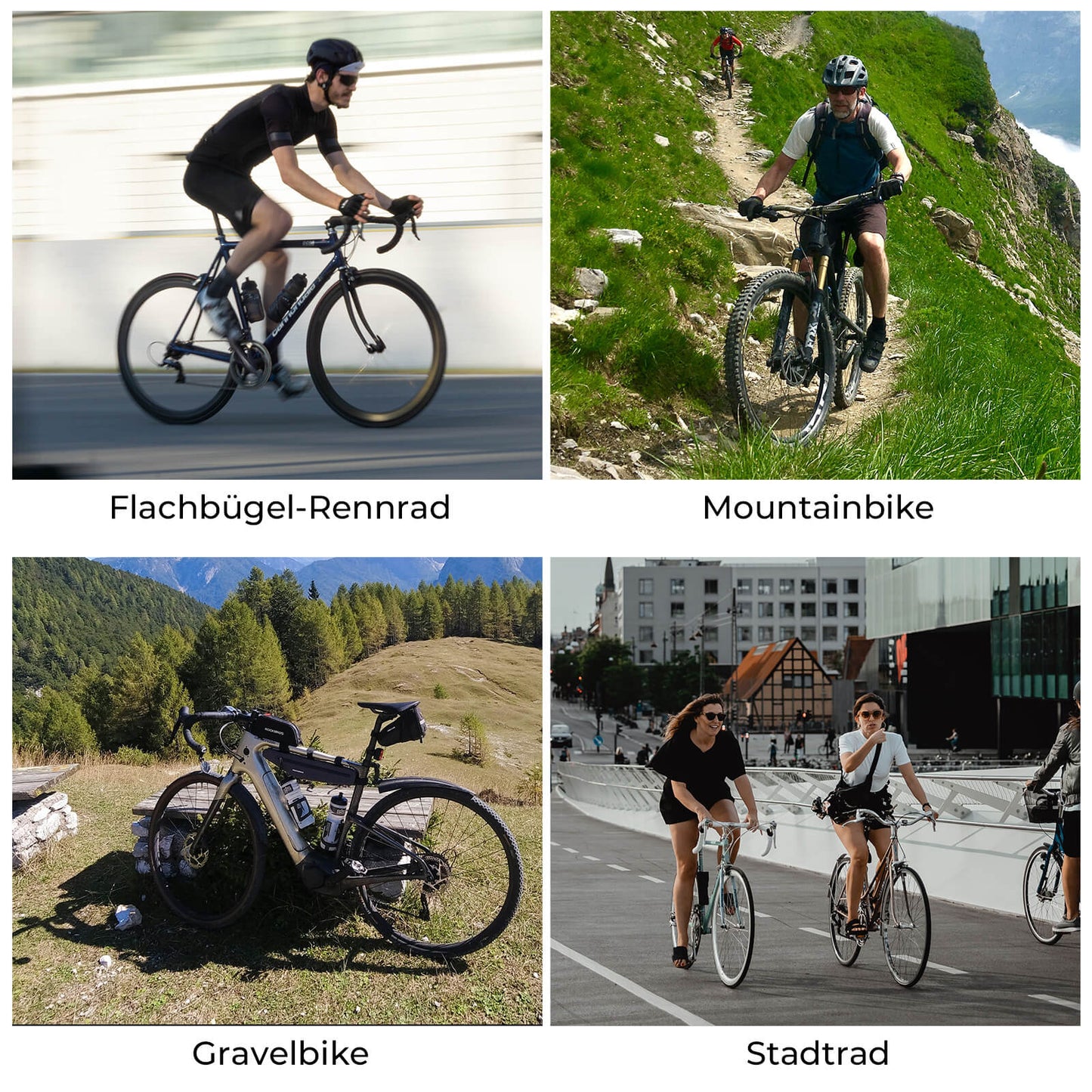 Lätt, andningsbar cykelsadel - För MTB, racercykel, gravelcykel ROCKBROS