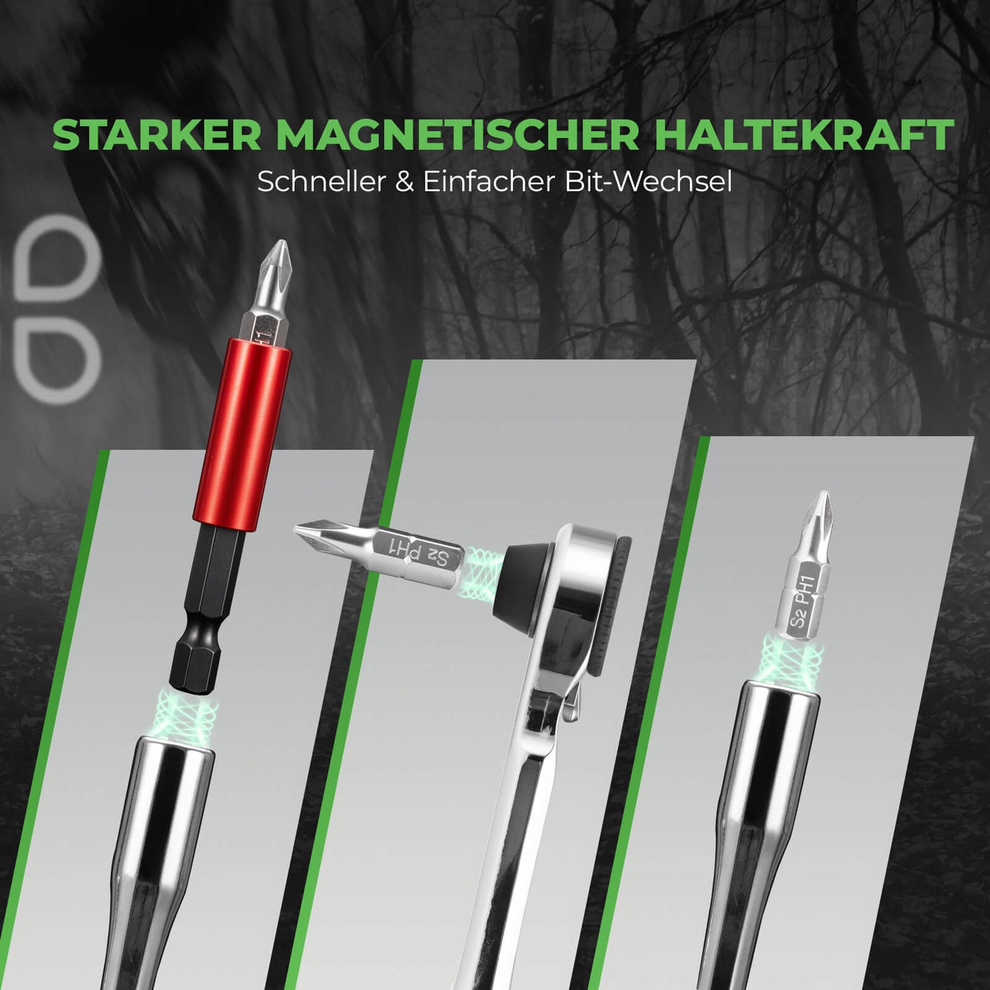 Magnetisk cykelverktygssats med spärrnyckel ROCKBROS