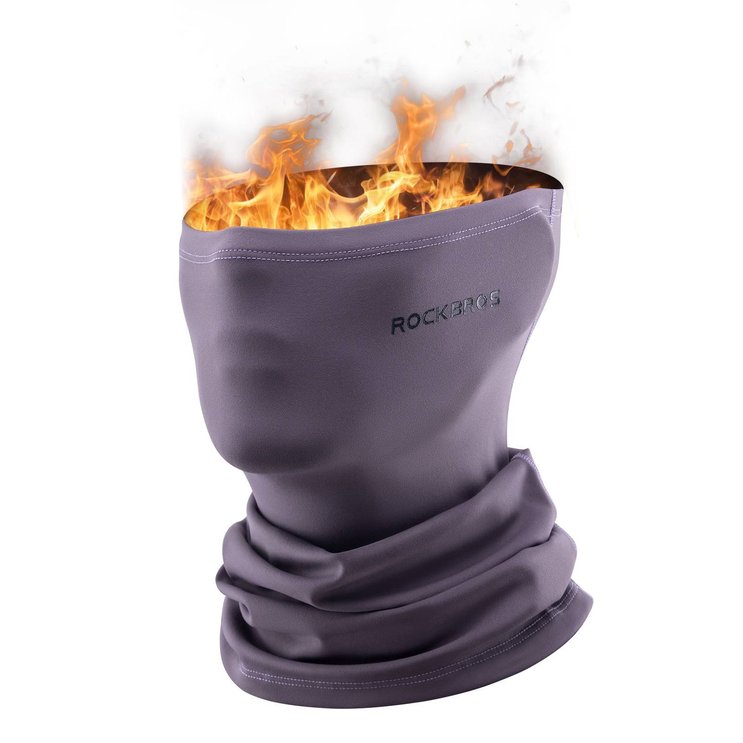 Multifunktionell fleecebalaklava mjuk ansiktsmask tubhalsduk ROCKBROS