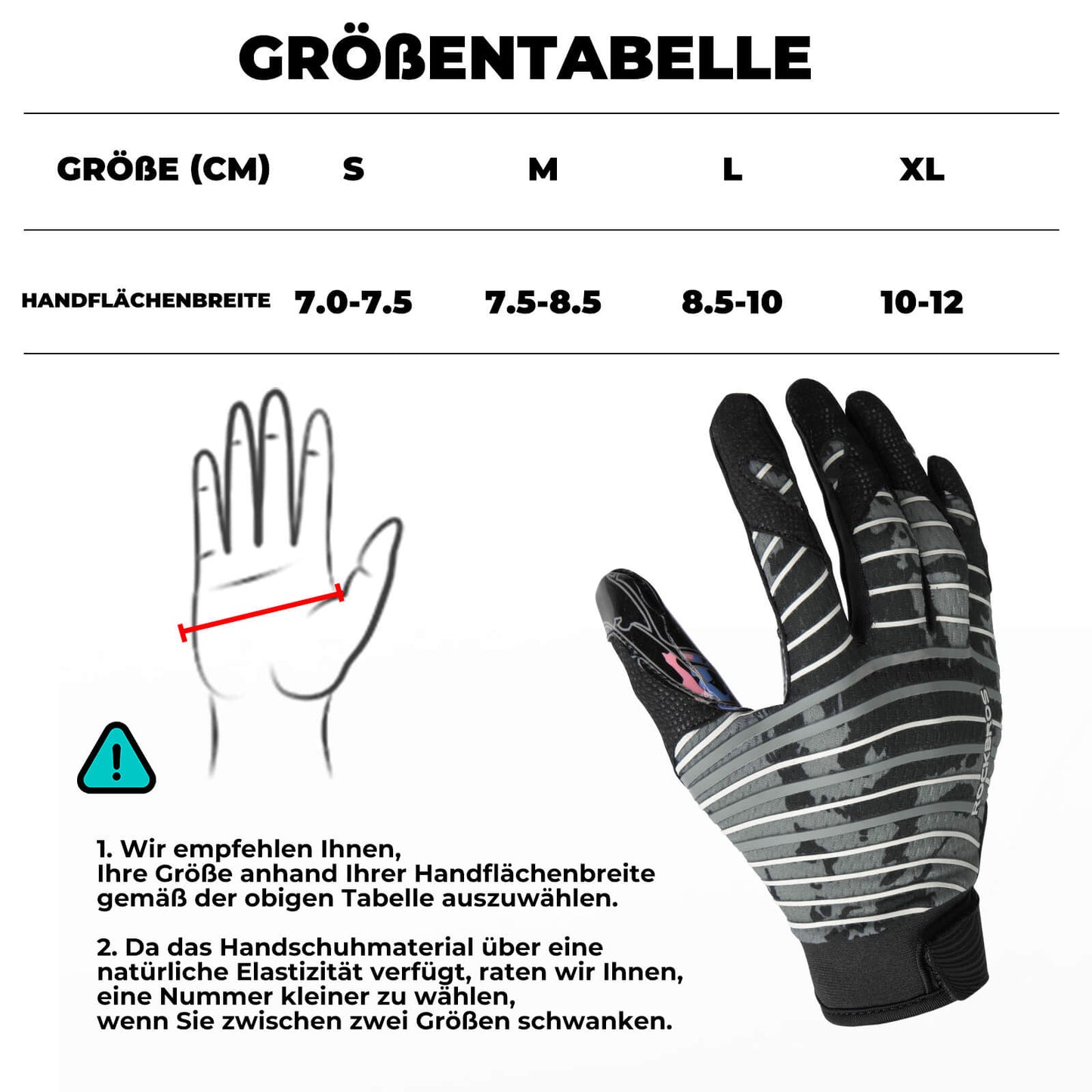 Vuxna professionella sporthandskar andningsbara elastiska ROCKBROS