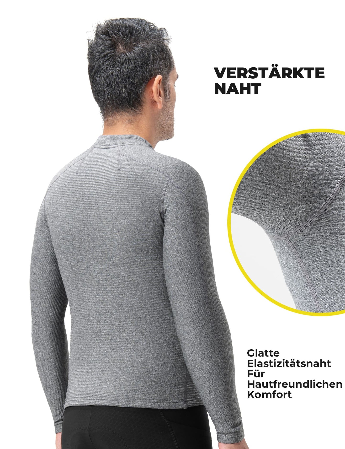 Dubbelskiktade cykelunderkläder, reflekterande, värmeisolerande, herr, ROCKBROS