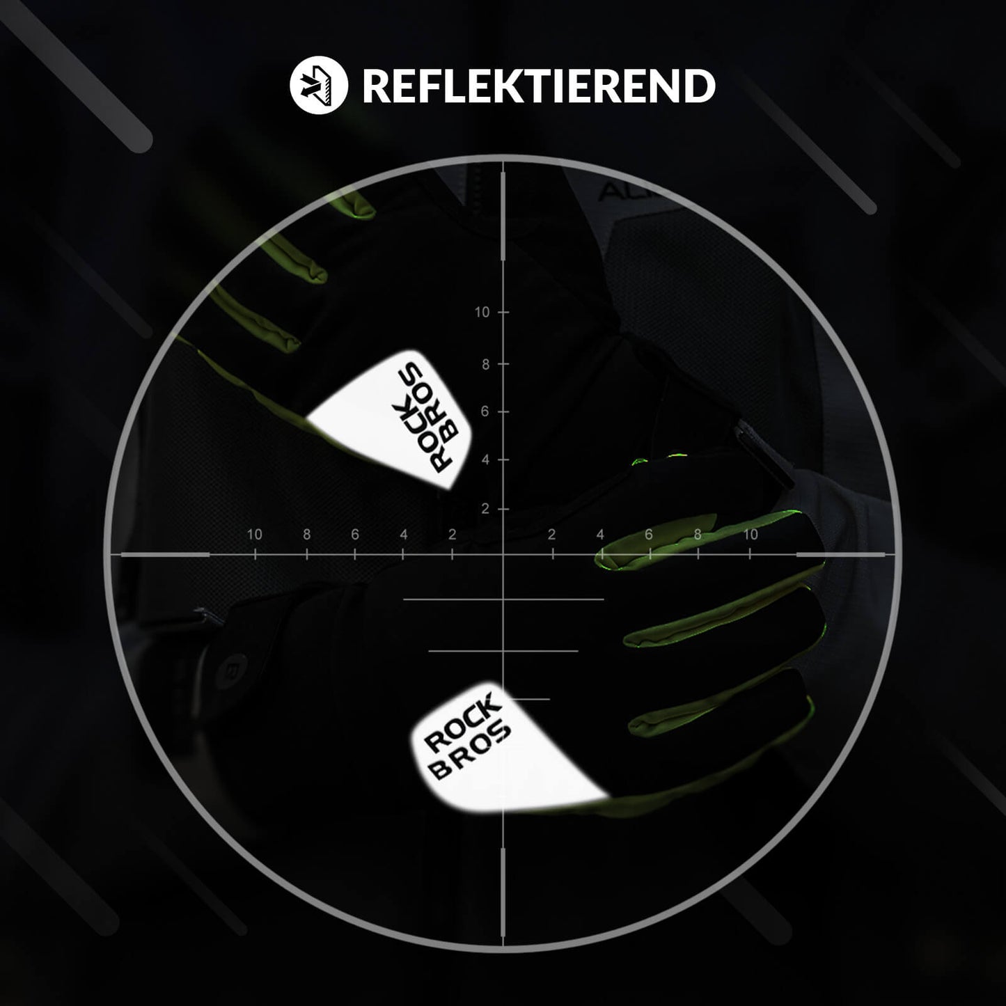 Termohandskar för utomhusbruk för cykling och skidåkning, pekskärmskompatibla, ROCKBROS