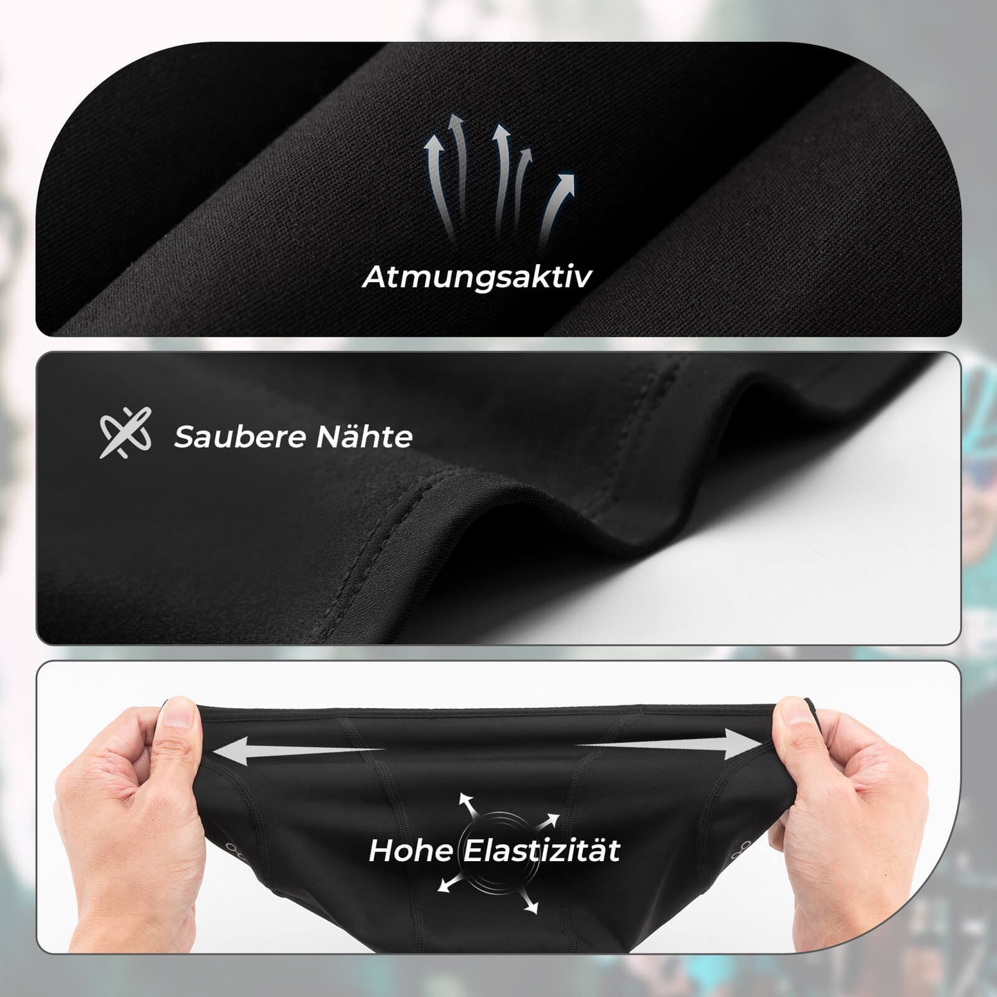 Balaklava i fleece under hjälmen för cykling och skidåkning ROCKBROS