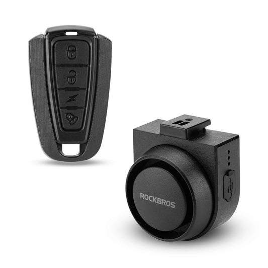 Trådlös elektrisk cykelklocka med varningssiren, IPX5, ROCKBROS