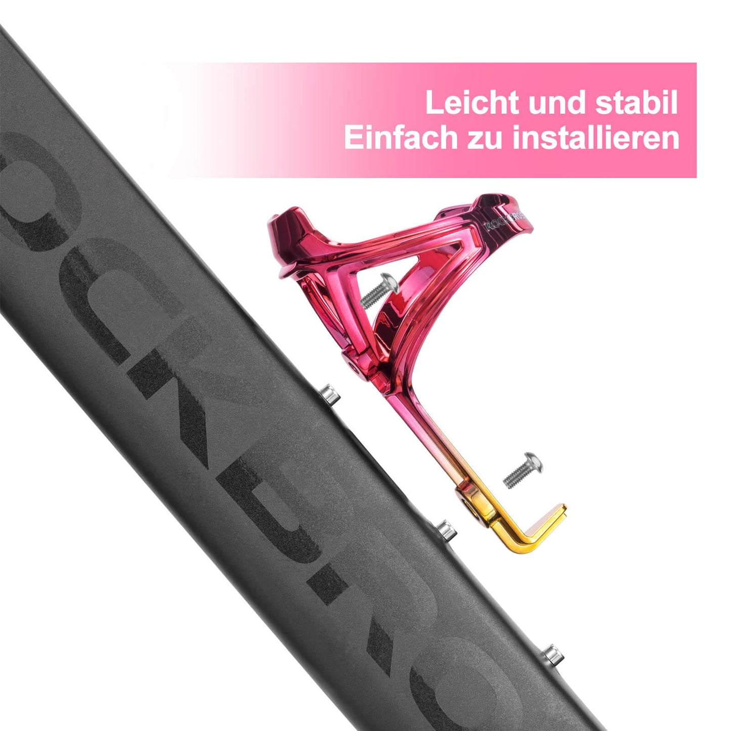 Flaskhållare cykelhållare lättviktig för MTB racercykel ROCKBROS