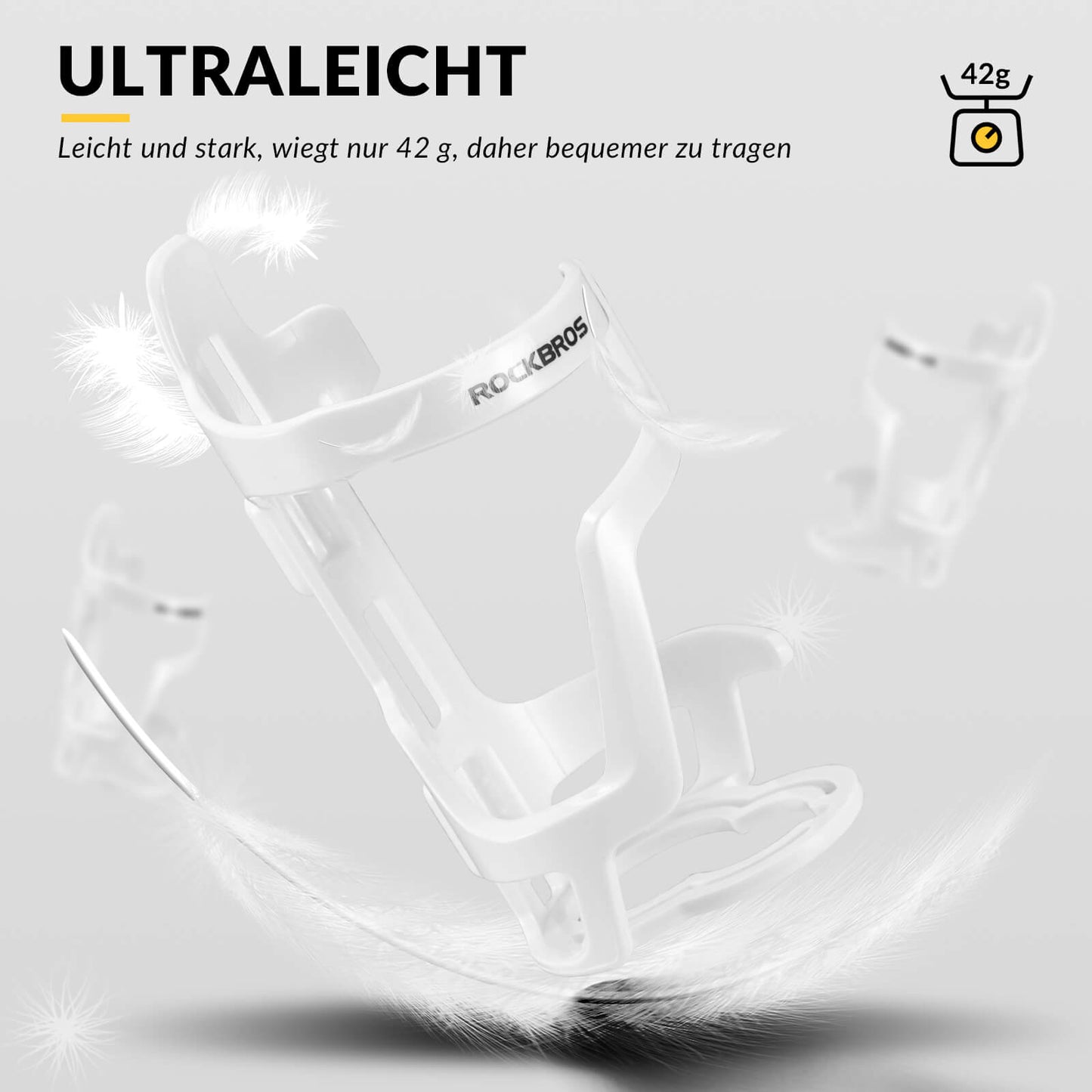 Flaskhållare, cykeltillbehör, lätt, robust, ROCKBROS