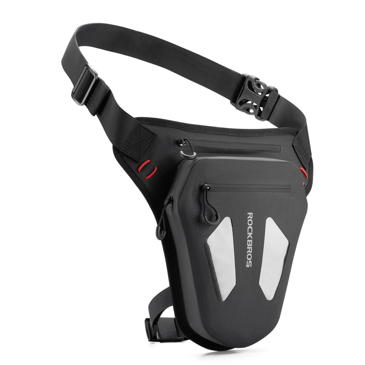 Motorcykelbenväska, benficka, höftväska med axelremmar, ROCKBROS