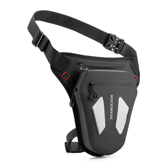 Motorcykelbenväska, benficka, höftväska med axelremmar, ROCKBROS