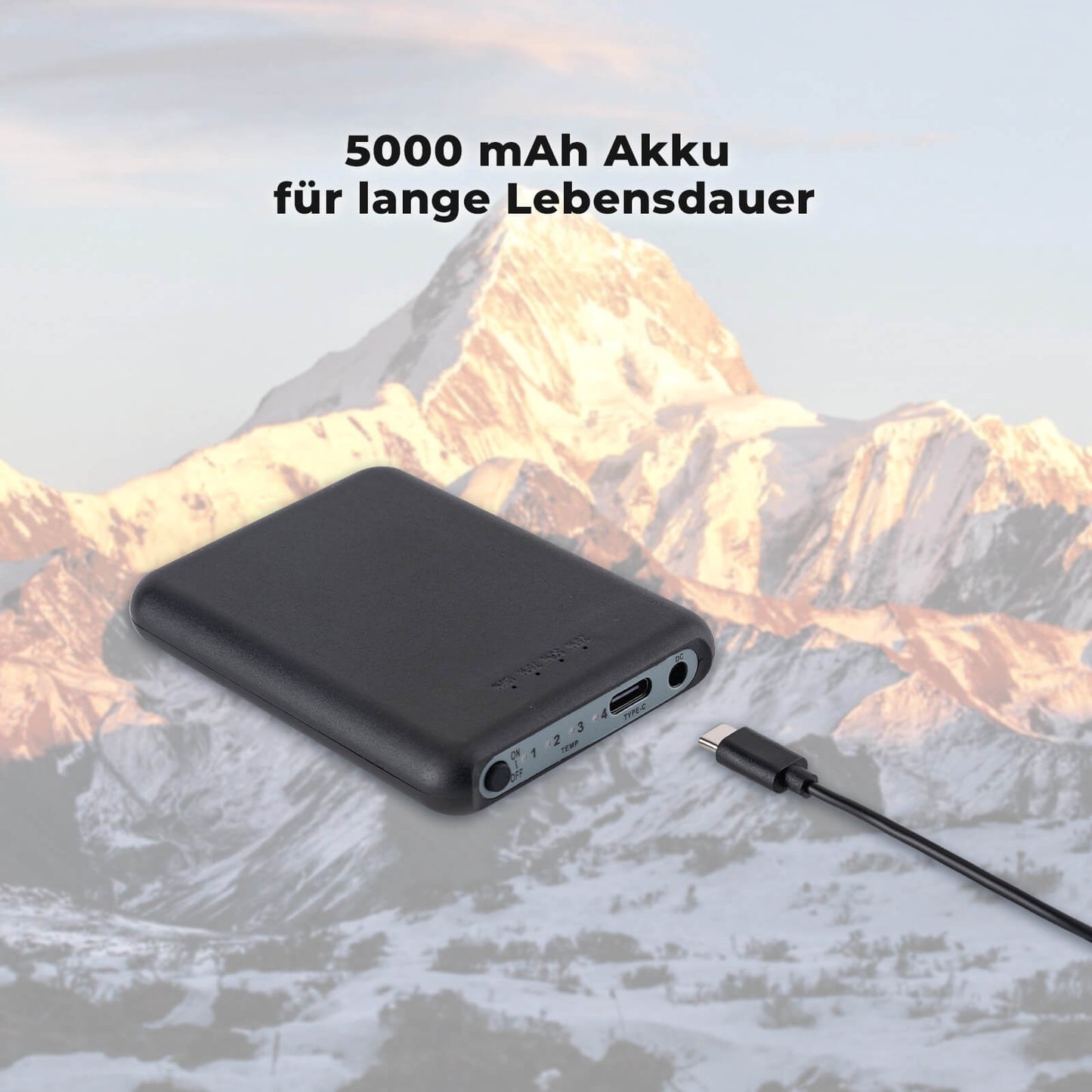 Sportstrumpor, cykelstrumpor, vintervärmestrumpor, laddningsbara 5000mAh ROCKBROS