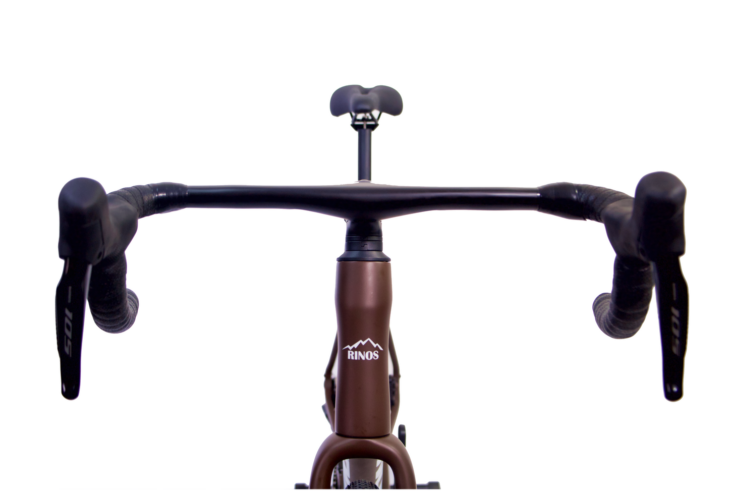 RINOS Kolfiber Gravelcykel Sandman8.0 Shimano 105 Di2 Kaffe