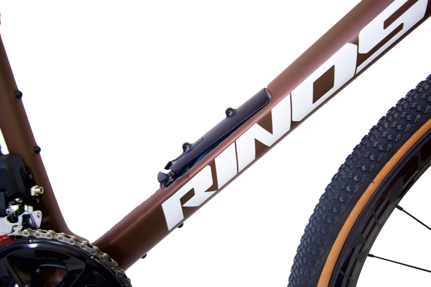 RINOS Kolfiber Gravelcykel Sandman8.0 Shimano 105 Di2 Kaffe