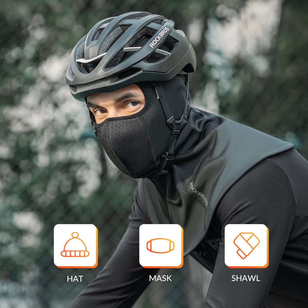 ROCKBROS Balaklava vinter  54-63cm