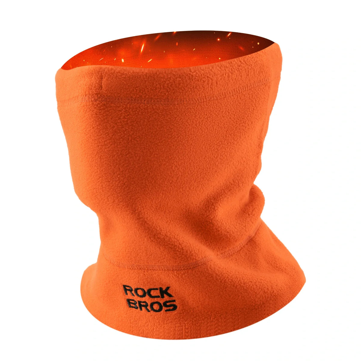 ROCKBROS Vinter rörformad halsduk Fleece halsvärmare, Vindtätt multifunktionstyg