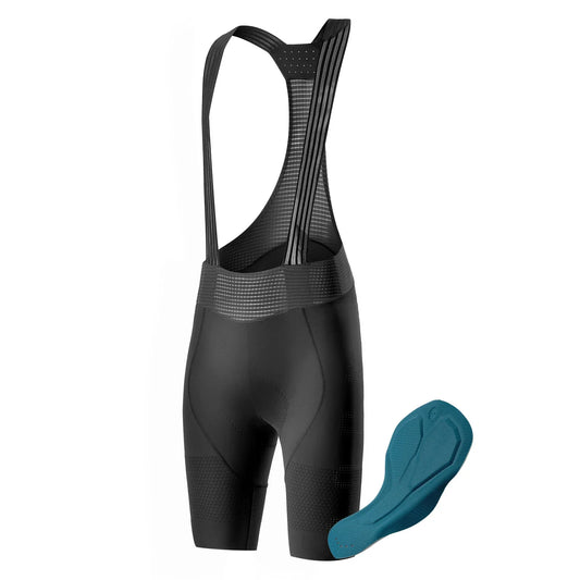 ROCKBROS Trägerhose Cykel Herrar med Elastisk 4D Ergonomiskt Sittdyno