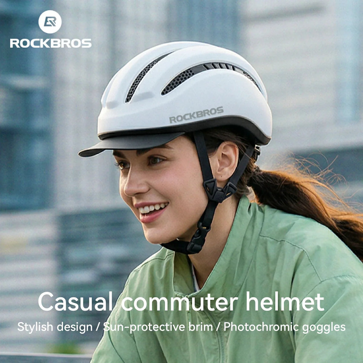 ROCKBROS Urban Cycling Lätt cykelhjälm