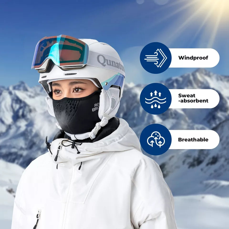 ROCKBROS Winter Half Balaclava E-cykel/Cykel/Motorcykel Mask Fleece Sov varmt