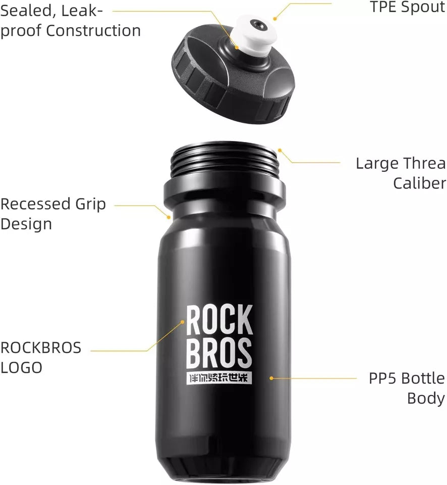 ROCKBROS Cykelvattenflaska 600ml Dricksflaska Vattenflaska Cykling