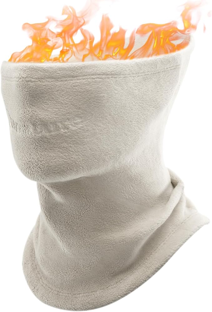 Qunature Winter Neck Warmer Ski Tube Scarf Fleece Tjock Vindtät Andas termisk halshalsduk Dam & Herr för utomhussport Skidåkning Löpning Cykling Snowboardåkning