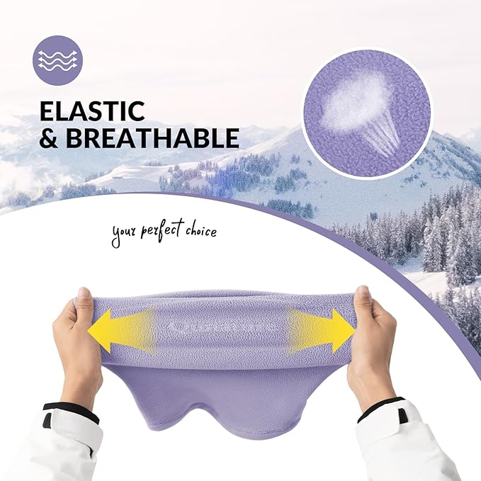 Qunature Balaclava Winter Warm Balaclava Thermal Vindtät Balaclava Ski Mask för utomhusaktiviteter som cykling Motorcykling Snowboardåkning Skidåkning Nackvärmare för kvinnor/män Unisex