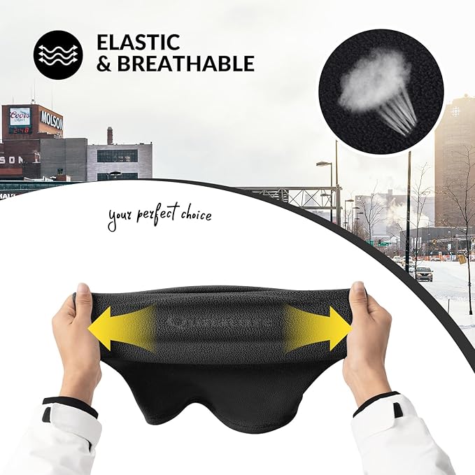 Qunature Balaclava Winter Warm Balaclava Thermal Vindtät Balaclava Ski Mask för utomhusaktiviteter som cykling Motorcykling Snowboardåkning Skidåkning Nackvärmare för kvinnor/män Unisex