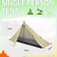 Qunature vandringstält 1-manstält Ultralätt campingtält Vattentätt 230*180cm