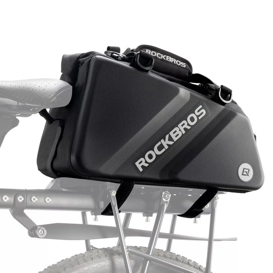 ROCKBROS bagageväska cykel bakhjulsväskor 11,6L sadelväska bagagehållare -