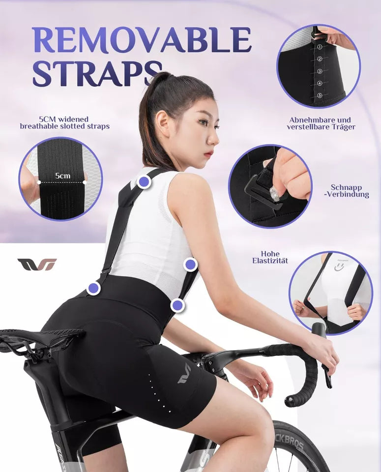 ROCKBROS cykelbyxshorts damcykelshorts vadderade cykelshorts