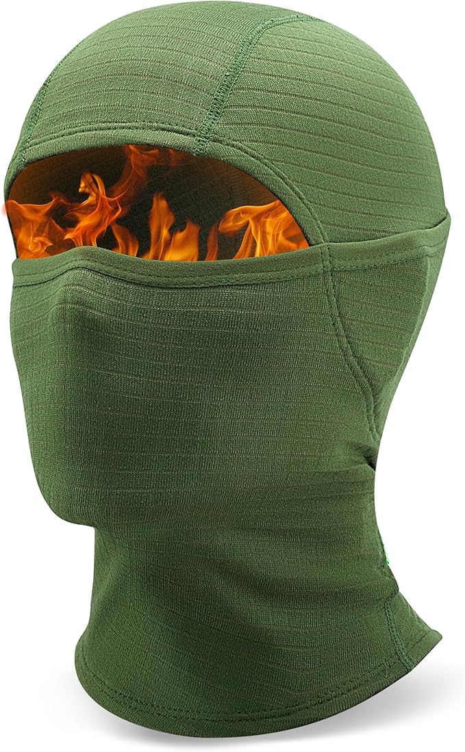Qunature Balaclava Winter Ski Mask Balaclava Ski Motorcykel Ansiktsmask Dam/Män Varm Vindtät Andas Balaclava för utomhussport Skidåkning Snowboard Cykling