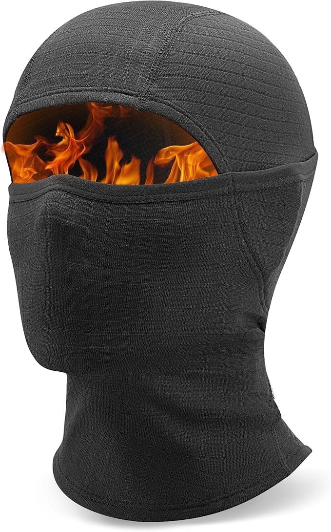Qunature Balaclava Winter Ski Mask Balaclava Ski Motorcykel Ansiktsmask Dam/Män Varm Vindtät Andas Balaclava för utomhussport Skidåkning Snowboard Cykling