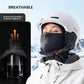 Qunature Balaclava Winter Ski Mask Balaclava Ski Motorcykel Ansiktsmask Dam/Män Varm Vindtät Andas Balaclava för utomhussport Skidåkning Snowboard Cykling