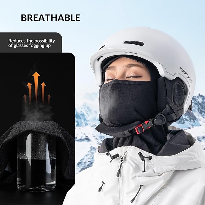 Qunature Balaclava Winter Ski Mask Balaclava Ski Motorcykel Ansiktsmask Dam/Män Varm Vindtät Andas Balaclava för utomhussport Skidåkning Snowboard Cykling