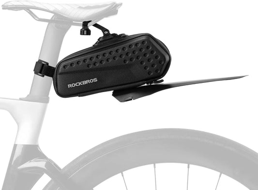 ROCKBROS sadelväska cykelväska med hård skal med stänkskydd och snabbkoppling