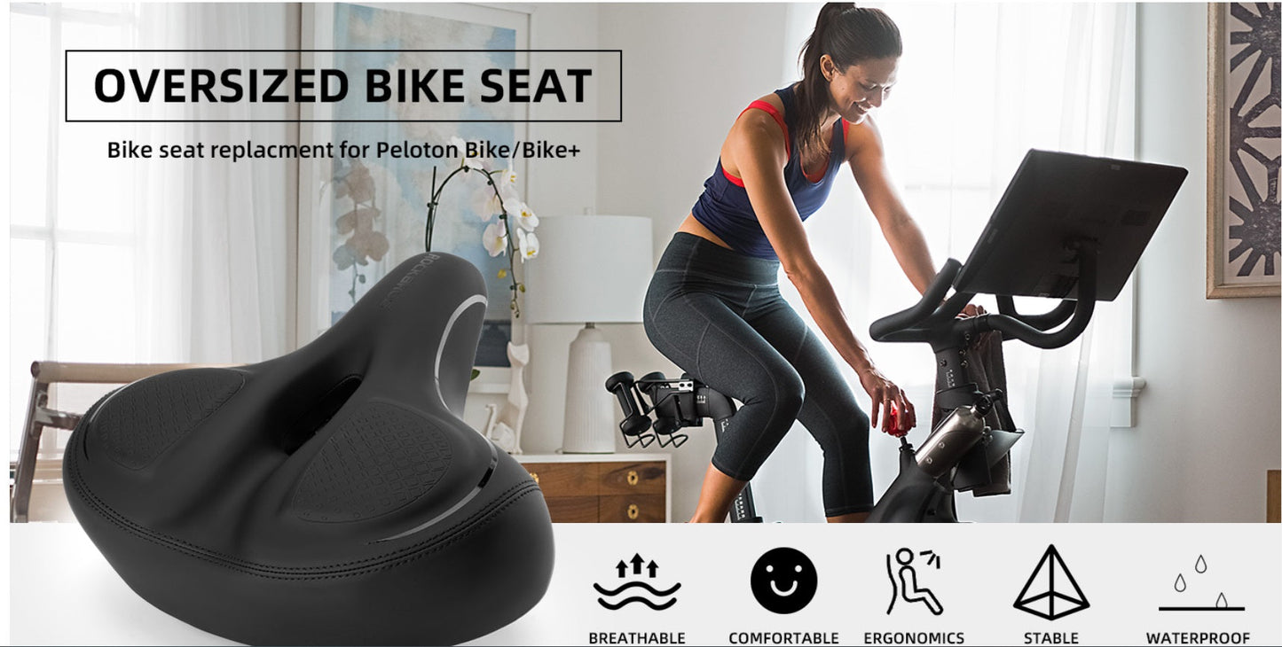 ROCKBROS bred cykelsadel för motionscykel/cykel Peloton cykelsits