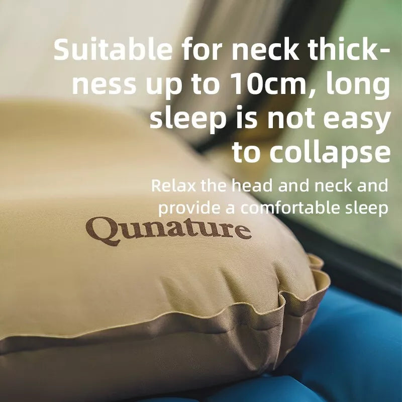 Qunature Camping Kudde Strandkudde Kudde Utomhus Uppblåsbar Kudde