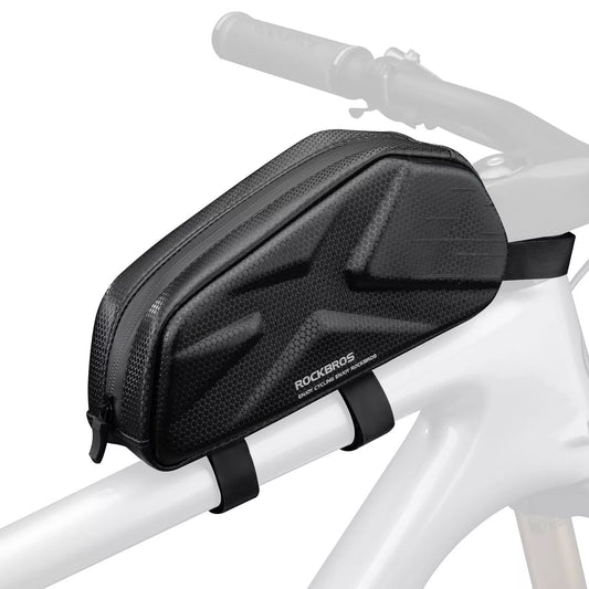 ROCKBROS 1,4L ramväska cykelväska för cykelramar vattentät upp till 6,8 tum