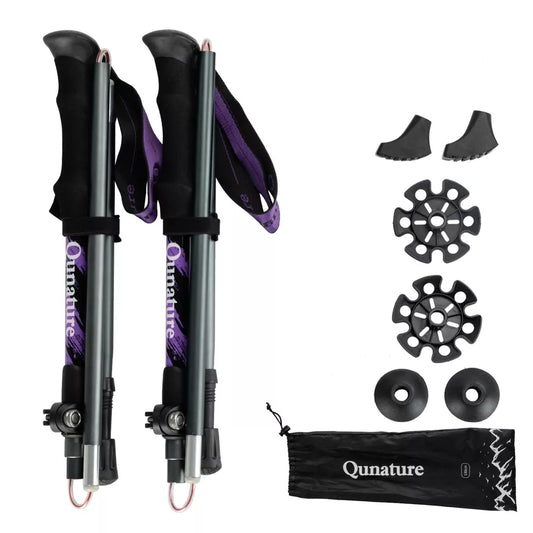 Qunature vandringsstavar vandringsstavar 7075 aluminium 130cm
